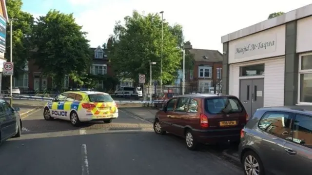 Leicester hit-and-run outside mosque