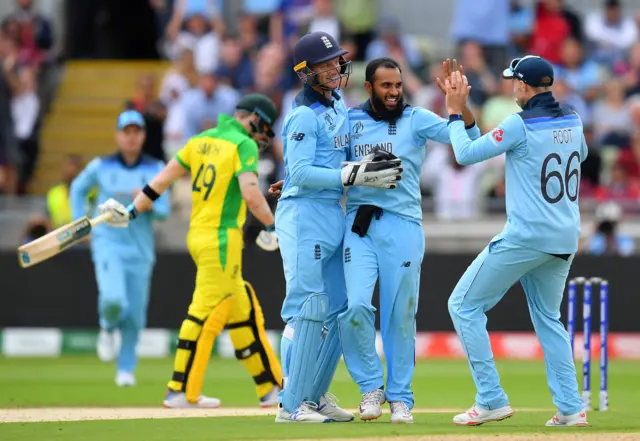 England celebrate