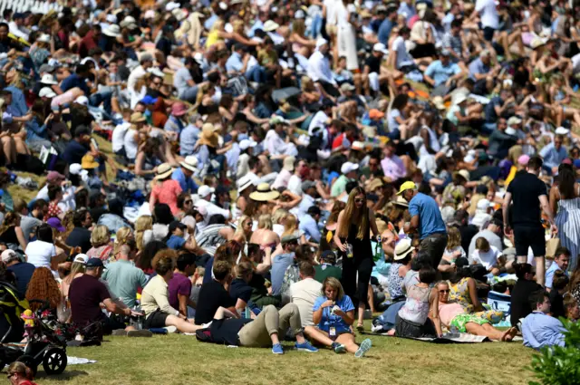 Henman Hill is packed ahead of Federer v Nadal