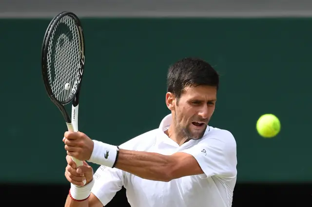 Novak Djokovic backhand