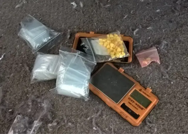 Items seized by police