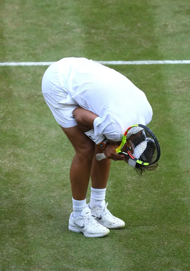 Rafael Nadal misses break point