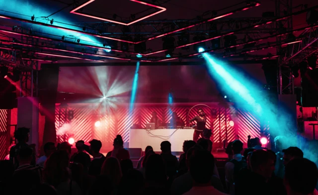 Festival Square is open every night until late, with bands and DJs