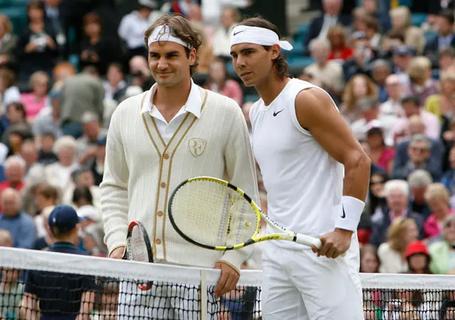 Roger and Rafa in 2008