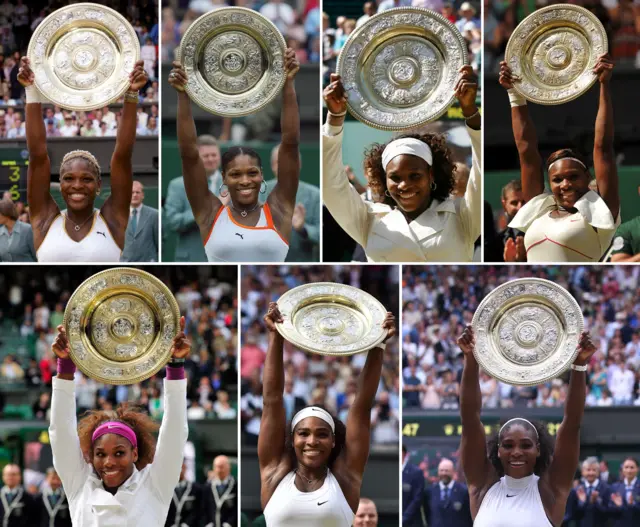 Serena Williams Wimbledon titles