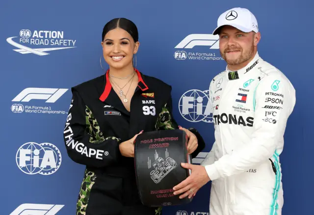 Mable and Valtteri Bottas