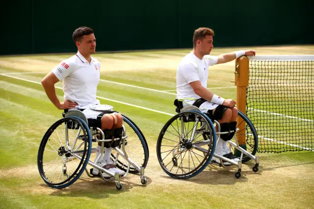 Alfie Hewett and Gordon Reid