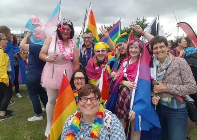 Friends at Pride