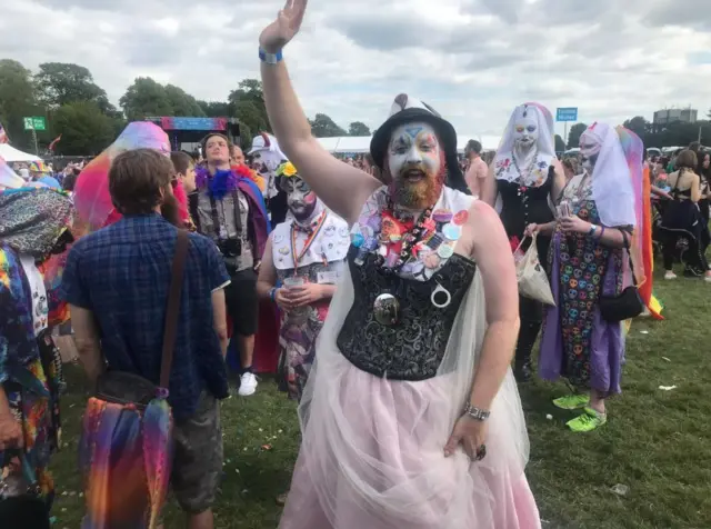 Pride reveller