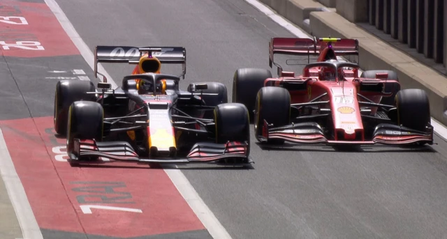 Leclerc and Verstappen