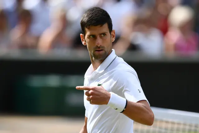 Novak Djokovic points