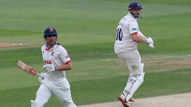 Sir Alastair Cook (left) and Nick Browne