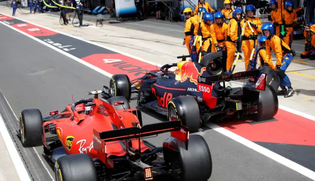 Leclerc and Verstappen