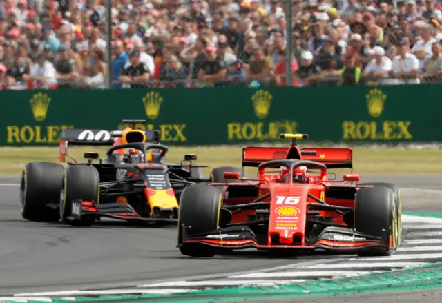 Leclerc and Verstappen