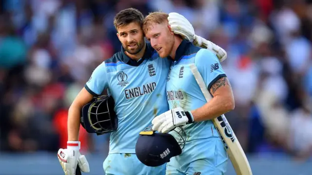 Ben Stokes had the support of his Durham team-mate Mark Wood for that last dramatic ball at Lord's