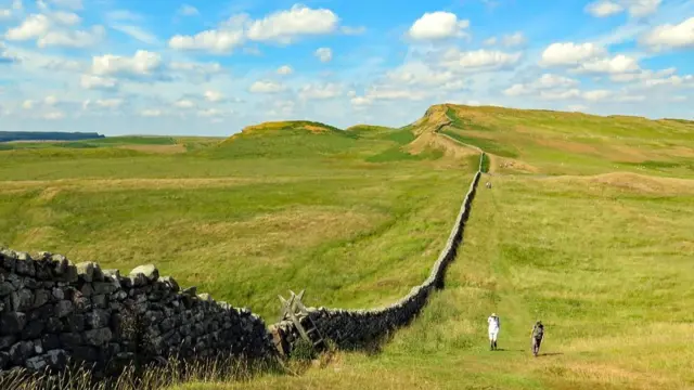 Hadrian's Wall near Busy Gap