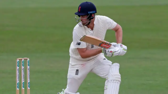 Warwickshire opening batsman Dom Sibley