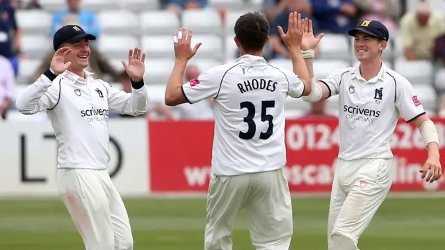 Warwickshire celebrate