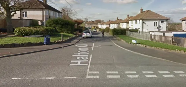 Junction of Halton Close and Southfield Road