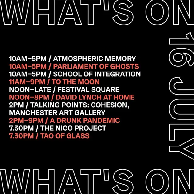 A schedule image