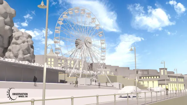 An artist's impression of the wheel