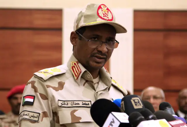 Sudanese deputy chief of the ruling miliary council Mohamed Hamdan Dagalo