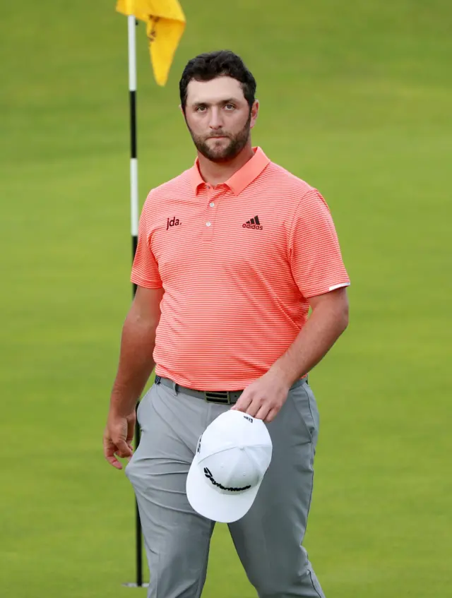 Jon Rahm after his round