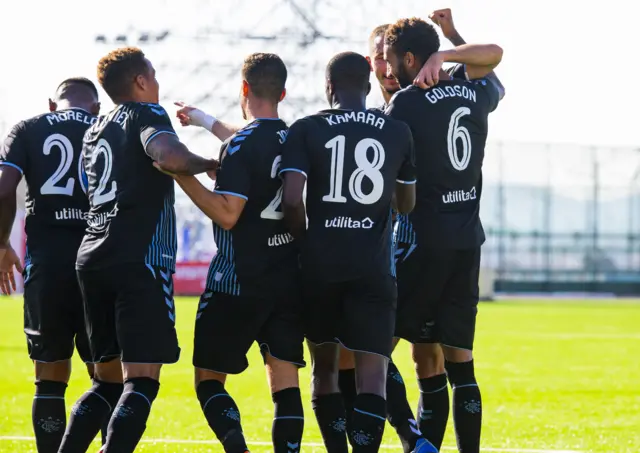 Rangers celebrate