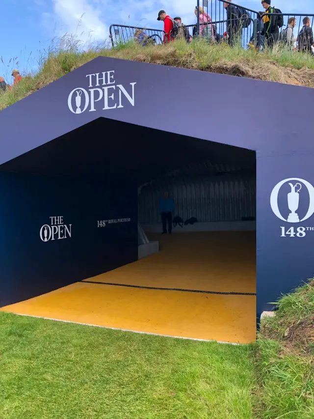 Tunnel at Royal Portrush