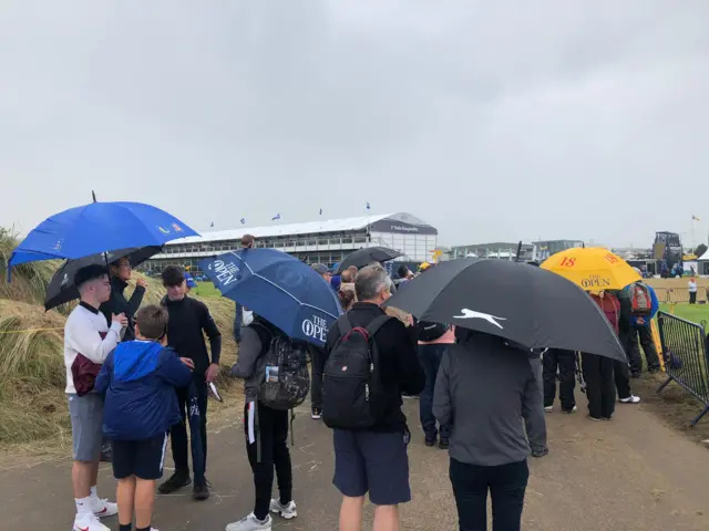 Rain at Portrush