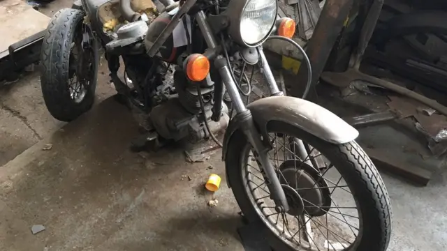 Old motorcycle