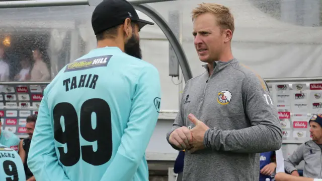 Imran Tahir and Simon Harmer