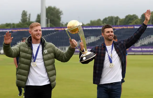 Ben Stokes and Mark Wood