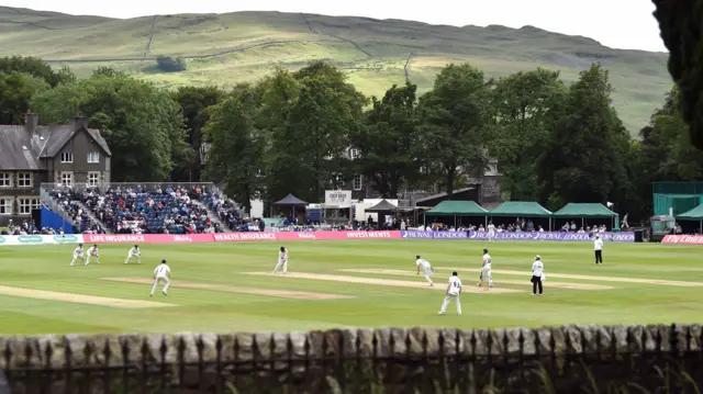 Sedbergh School, on day three of the Lancashire-Durham game