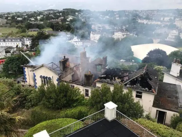 Shedden Hall Hotel fire