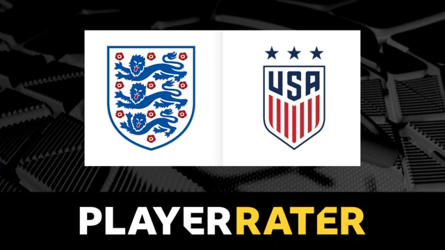 England v USA player rater graphic