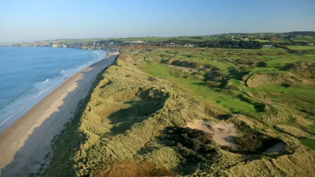 Royal Portrush aerial view