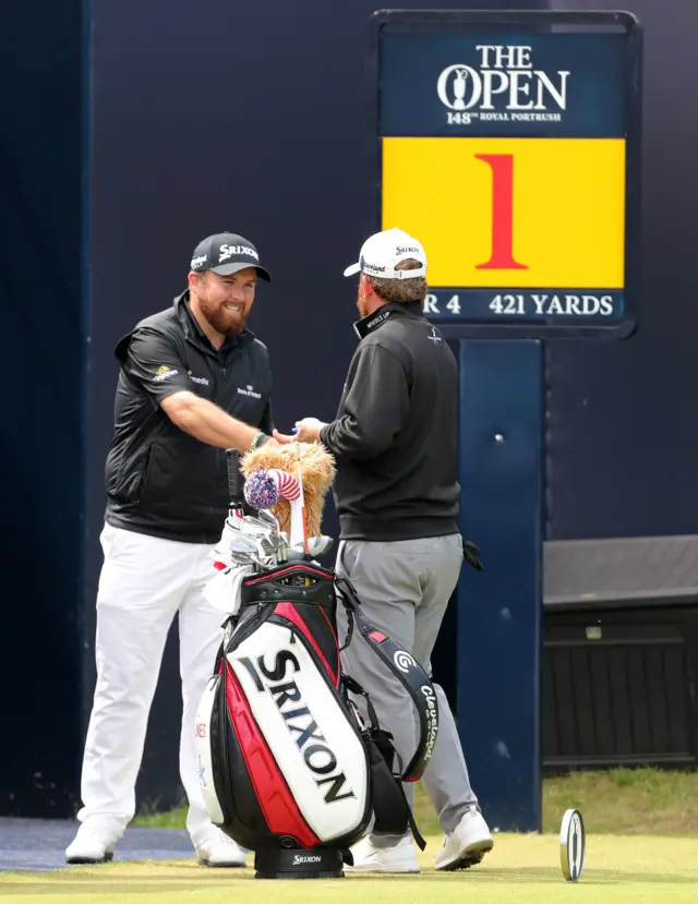 Shane Lowry and JB Holmes