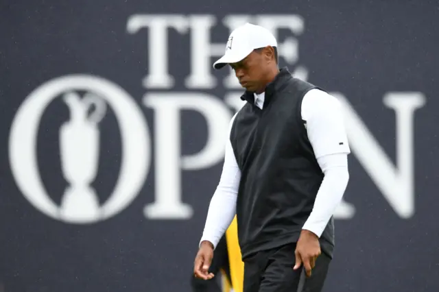 Tiger Woods at The Open