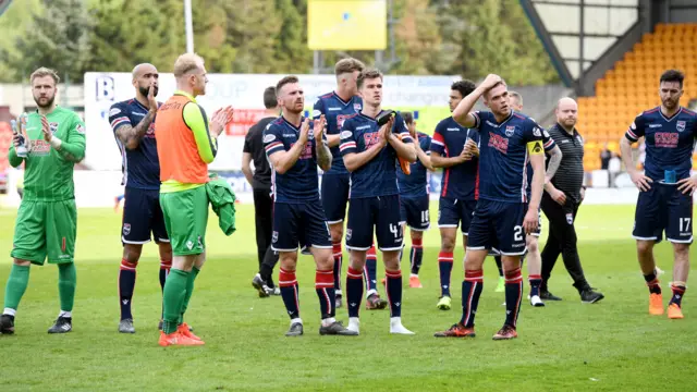 Ross County were relegated on their last visit to McDiarmid Park