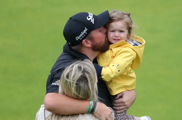 Shane Lowry and his family