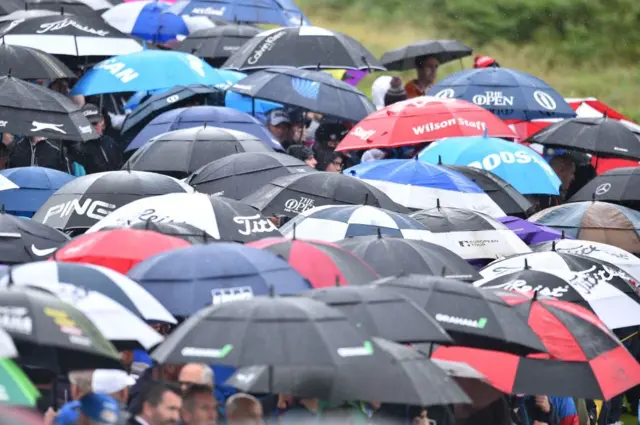 Umbrellas at The Open