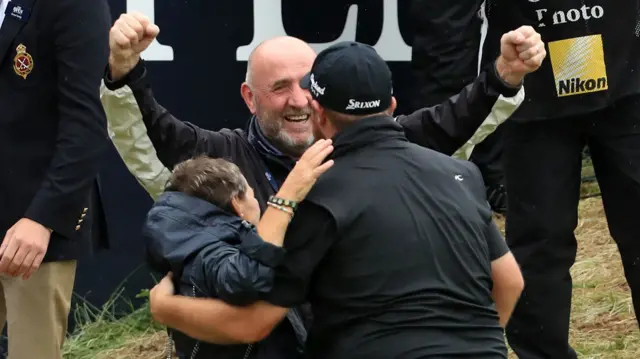 Shane Lowry and his father Brendan