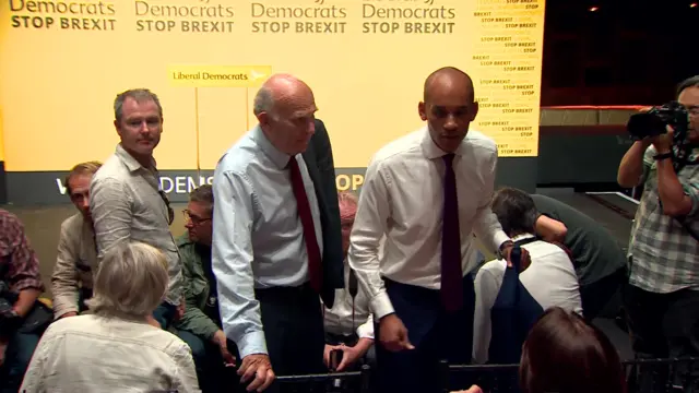 Sir Vince is joined by his latest recruit - former Change UK and Labour MP Chuka Umunna