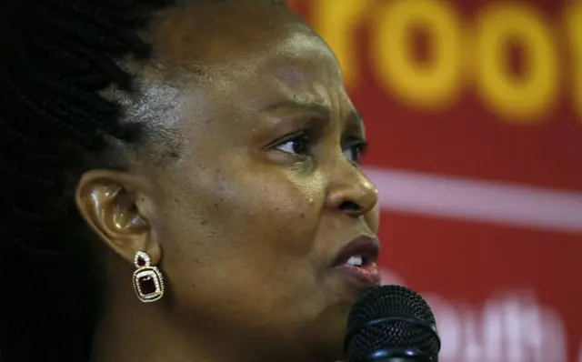 Public Protector Busisiwe Mkhwebane pictured in 2017.