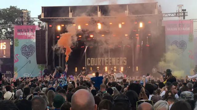 The main stage at Tramlines