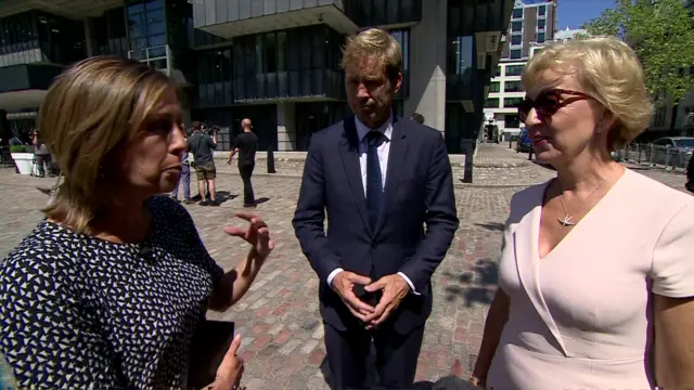 Andrea Leadsom and Tobias Ellwood