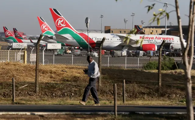 Kenya Airways plane