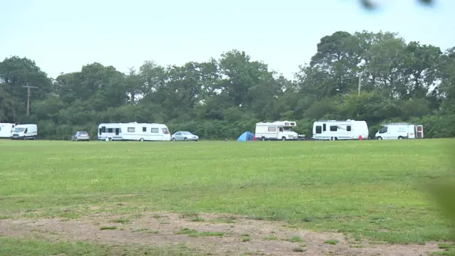 Travellers in St Ives