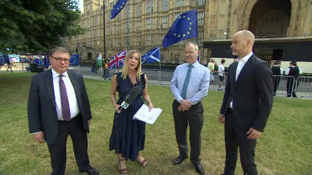 Mark Francois, Joanna Gosling, Pete Wishart and Stephen Kinnock